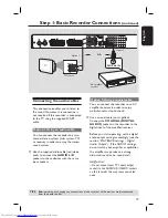 Предварительный просмотр 17 страницы Philips DVDR3452H/05 User Manual