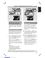 Предварительный просмотр 21 страницы Philips DVDR3452H/05 User Manual