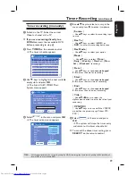 Предварительный просмотр 39 страницы Philips DVDR3452H/05 User Manual