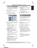 Предварительный просмотр 49 страницы Philips DVDR3452H/05 User Manual