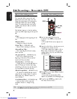 Предварительный просмотр 54 страницы Philips DVDR3452H/05 User Manual