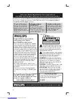 Preview for 2 page of Philips DVDR3455H User Manual