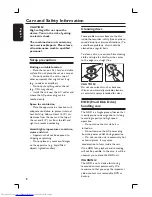 Preview for 8 page of Philips DVDR3455H User Manual