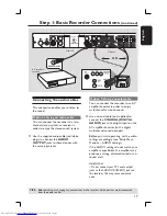 Preview for 17 page of Philips DVDR3455H User Manual