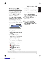 Preview for 29 page of Philips DVDR3455H User Manual