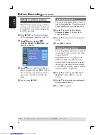 Preview for 32 page of Philips DVDR3455H User Manual