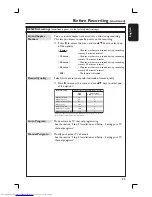 Preview for 33 page of Philips DVDR3455H User Manual