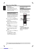 Preview for 34 page of Philips DVDR3455H User Manual