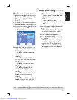 Preview for 45 page of Philips DVDR3455H User Manual