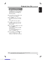 Preview for 53 page of Philips DVDR3455H User Manual