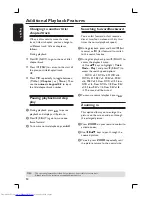 Preview for 54 page of Philips DVDR3455H User Manual