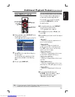 Preview for 55 page of Philips DVDR3455H User Manual