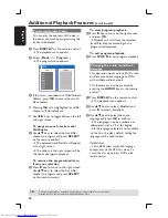 Preview for 56 page of Philips DVDR3455H User Manual