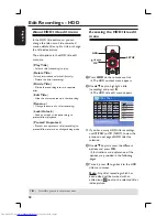 Preview for 58 page of Philips DVDR3455H User Manual