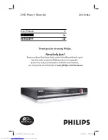 Philips DVDR3460 User Manual preview