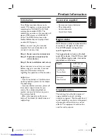 Preview for 7 page of Philips DVDR3460 User Manual