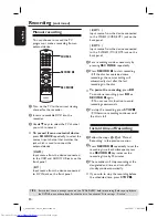 Preview for 24 page of Philips DVDR3460 User Manual