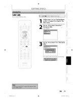 Preview for 71 page of Philips DVDR3475/37 User Manual