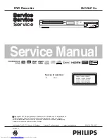 Philips DVDR3475 Service Manual preview