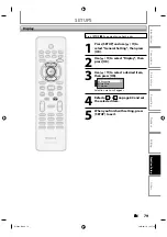 Preview for 79 page of Philips DVDR3475 User Manual