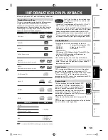 Preview for 53 page of Philips DVDR3505/37 User Manual