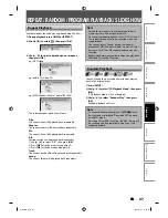 Preview for 67 page of Philips DVDR3505/37 User Manual