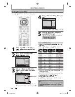 Preview for 74 page of Philips DVDR3505/37 User Manual