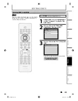 Preview for 85 page of Philips DVDR3505/37 User Manual