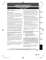 Preview for 103 page of Philips DVDR3505/37 User Manual