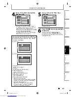 Preview for 57 page of Philips DVDR3505 User Manual