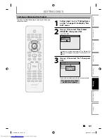 Предварительный просмотр 81 страницы Philips DVDR3505 User Manual