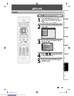 Preview for 87 page of Philips DVDR3505 User Manual