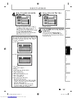 Preview for 57 page of Philips DVDR3506 Quick Start Manual