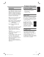 Предварительный просмотр 9 страницы Philips DVDR3510V User Manual