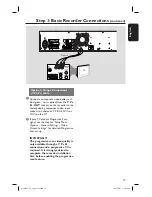 Предварительный просмотр 17 страницы Philips DVDR3510V User Manual