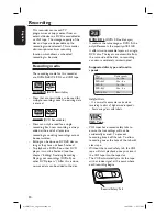 Предварительный просмотр 24 страницы Philips DVDR3510V User Manual