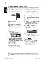 Preview for 34 page of Philips DVDR3510V User Manual