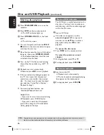 Preview for 36 page of Philips DVDR3510V User Manual