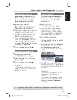 Preview for 37 page of Philips DVDR3510V User Manual