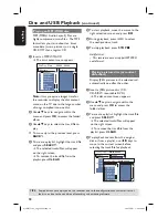 Preview for 38 page of Philips DVDR3510V User Manual