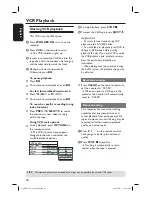 Preview for 44 page of Philips DVDR3510V User Manual