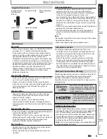 Preview for 5 page of Philips DVDR3545V/37 User Manual