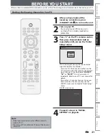 Preview for 21 page of Philips DVDR3545V/37 User Manual