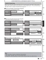 Preview for 47 page of Philips DVDR3545V/37 User Manual