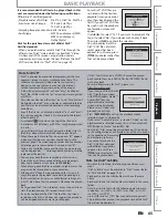 Preview for 65 page of Philips DVDR3545V/37 User Manual