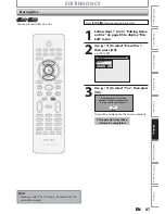 Preview for 87 page of Philips DVDR3545V/37 User Manual