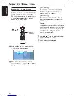 Preview for 34 page of Philips DVDR3570H User Manual