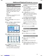 Preview for 65 page of Philips DVDR3570H User Manual