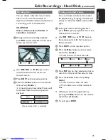 Preview for 73 page of Philips DVDR3570H User Manual