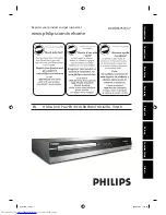 Philips DVDR3575H/ User Manual preview